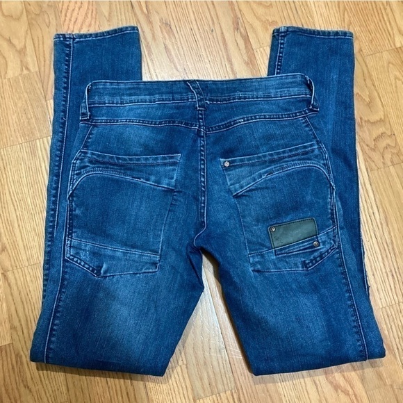 31 H & M Fit SQIN skinny Jeans big back pockets High waist - Picture 6 of 16